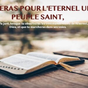 TU SERAS UN PEUPLE SAINT